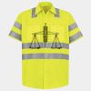 Men's High Visibility Safety Short Sleeve Work Shirt Thumbnail