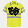 Men's High Visibility Safety Short Sleeve Work Shirt Thumbnail