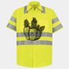Men's High Visibility Safety Short Sleeve Work Shirt Thumbnail