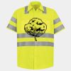 Men's High Visibility Safety Short Sleeve Work Shirt Thumbnail