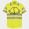 Men's High Visibility Safety Short Sleeve Work Shirt Thumbnail