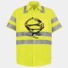 Men's High Visibility Safety Short Sleeve Work Shirt Thumbnail