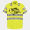 Men's High Visibility Safety Short Sleeve Work Shirt Thumbnail
