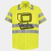 Men's High Visibility Safety Short Sleeve Work Shirt Thumbnail