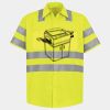 Men's High Visibility Safety Short Sleeve Work Shirt Thumbnail
