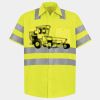 Men's High Visibility Safety Short Sleeve Work Shirt Thumbnail