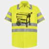 Men's High Visibility Safety Short Sleeve Work Shirt Thumbnail