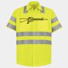 Men's High Visibility Safety Short Sleeve Work Shirt Thumbnail