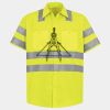 Men's High Visibility Safety Short Sleeve Work Shirt Thumbnail