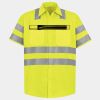 Men's High Visibility Safety Short Sleeve Work Shirt Thumbnail