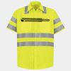 Men's High Visibility Safety Short Sleeve Work Shirt Thumbnail