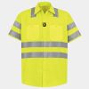 Men's High Visibility Safety Short Sleeve Work Shirt Thumbnail