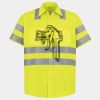 Men's High Visibility Safety Short Sleeve Work Shirt Thumbnail