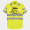 Men's High Visibility Safety Short Sleeve Work Shirt Thumbnail