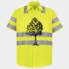 Men's High Visibility Safety Short Sleeve Work Shirt Thumbnail