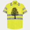 Men's High Visibility Safety Short Sleeve Work Shirt Thumbnail