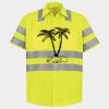 Men's High Visibility Safety Short Sleeve Work Shirt Thumbnail
