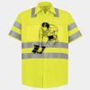 Men's High Visibility Safety Short Sleeve Work Shirt Thumbnail