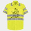 Men's High Visibility Safety Short Sleeve Work Shirt Thumbnail