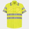 Men's High Visibility Safety Short Sleeve Work Shirt Thumbnail