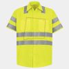 Men's High Visibility Safety Short Sleeve Work Shirt Thumbnail