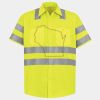 Men's High Visibility Safety Short Sleeve Work Shirt Thumbnail