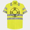 Men's High Visibility Safety Short Sleeve Work Shirt Thumbnail