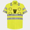 Men's High Visibility Safety Short Sleeve Work Shirt Thumbnail