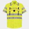 Men's High Visibility Safety Short Sleeve Work Shirt Thumbnail