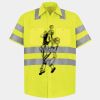 Men's High Visibility Safety Short Sleeve Work Shirt Thumbnail