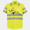 Men's High Visibility Safety Short Sleeve Work Shirt Thumbnail