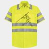 Men's High Visibility Safety Short Sleeve Work Shirt Thumbnail