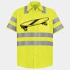 Men's High Visibility Safety Short Sleeve Work Shirt Thumbnail