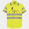 Men's High Visibility Safety Short Sleeve Work Shirt Thumbnail