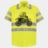 Men's High Visibility Safety Short Sleeve Work Shirt Thumbnail