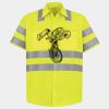 Men's High Visibility Safety Short Sleeve Work Shirt Thumbnail