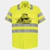 Men's High Visibility Safety Short Sleeve Work Shirt Thumbnail
