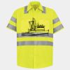 Men's High Visibility Safety Short Sleeve Work Shirt Thumbnail