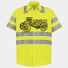 Men's High Visibility Safety Short Sleeve Work Shirt Thumbnail
