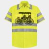 Men's High Visibility Safety Short Sleeve Work Shirt Thumbnail