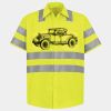 Men's High Visibility Safety Short Sleeve Work Shirt Thumbnail