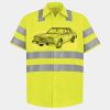 Men's High Visibility Safety Short Sleeve Work Shirt Thumbnail