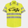 Men's High Visibility Safety Short Sleeve Work Shirt Thumbnail