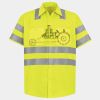 Men's High Visibility Safety Short Sleeve Work Shirt Thumbnail