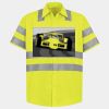 Men's High Visibility Safety Short Sleeve Work Shirt Thumbnail