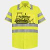 Men's High Visibility Safety Short Sleeve Work Shirt Thumbnail