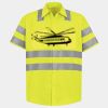 Men's High Visibility Safety Short Sleeve Work Shirt Thumbnail