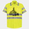 Men's High Visibility Safety Short Sleeve Work Shirt Thumbnail