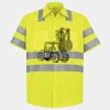 Men's High Visibility Safety Short Sleeve Work Shirt Thumbnail
