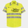 Men's High Visibility Safety Short Sleeve Work Shirt Thumbnail